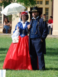 Grant and Julia at Shiloh visitor's center  Photo by Lisa Coleman