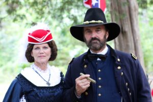 Grant and Julia at Iuka, MS, Aug., 2012