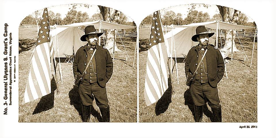 Appomattox 2013 3-D in B and W