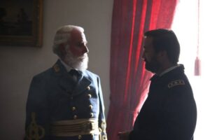 Appomattox film 2014 Grant and Lee bust portrait photo by NPS